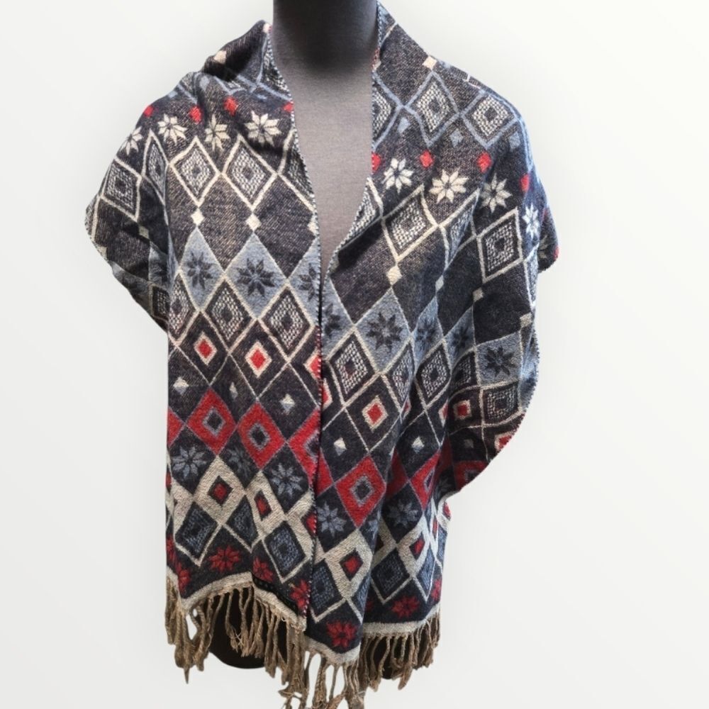 VINTAGE PERRY ELLIS SCARF IN EXCELLENT CONDITION OSFM